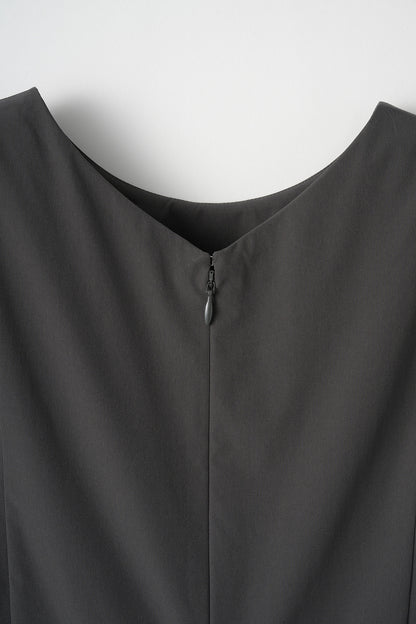 KushuKushu tack dress(Charcoal)
