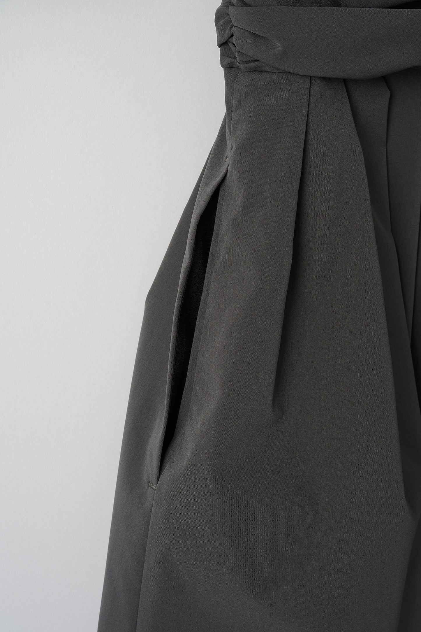 KushuKushu tack dress(Charcoal)