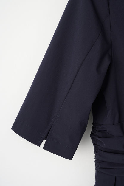 KushuKushu tack dress(Navy)