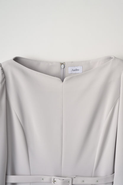 Charlotte flare dress(Pale gray)