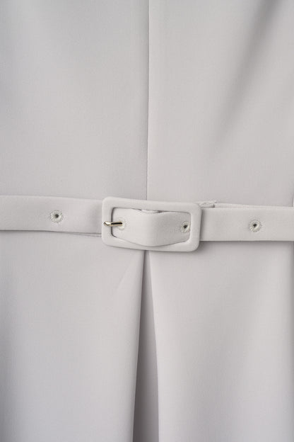 Charlotte flare dress(Pale gray)