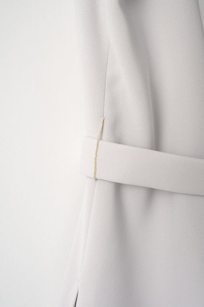 Charlotte flare dress(Pale gray)