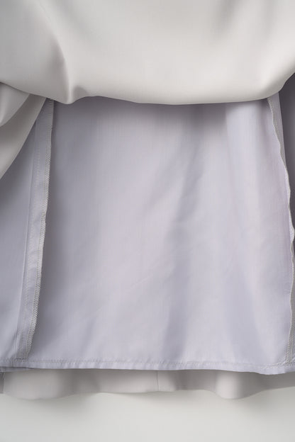 Charlotte flare dress(Pale gray)