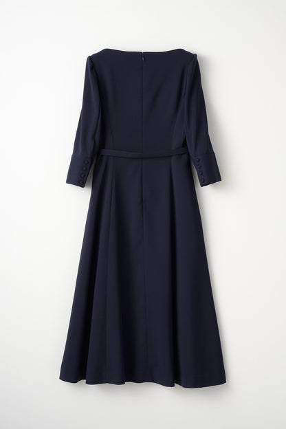 Charlotte flare dress(Navy)
