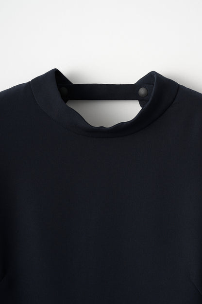 3pattern ribbon dress(Navy)