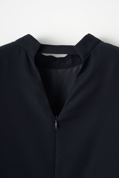 3pattern ribbon dress(Navy)