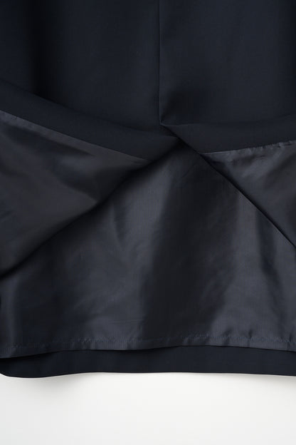 3pattern ribbon dress(Navy)