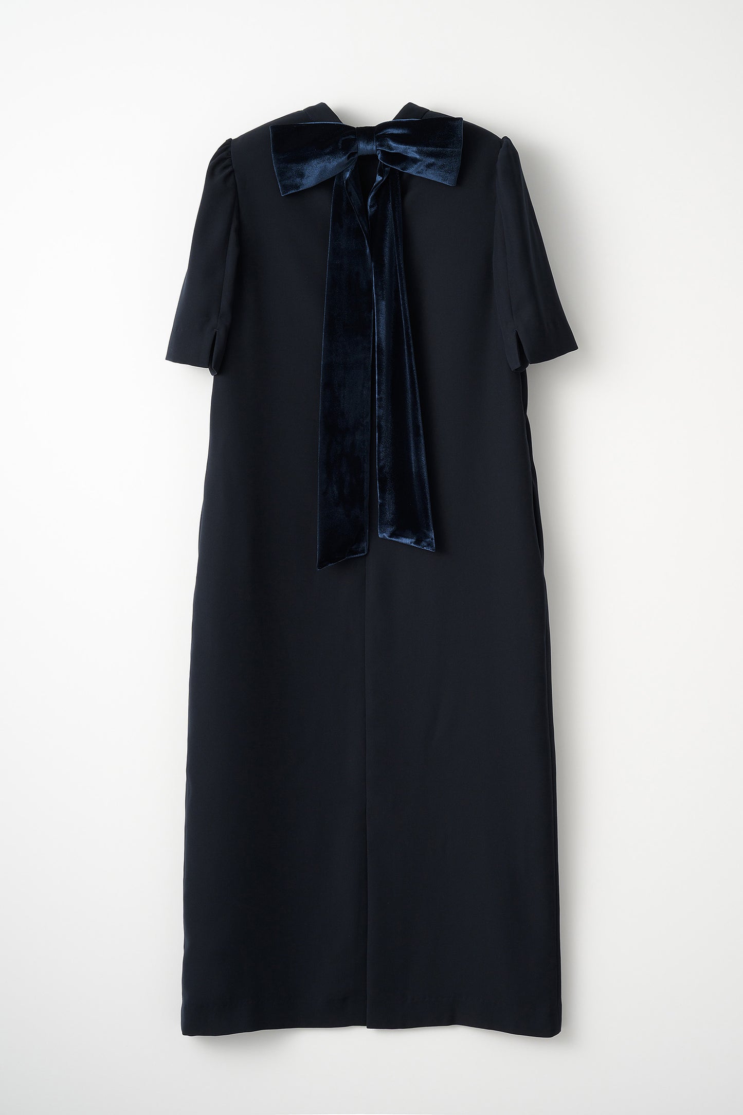 3pattern ribbon dress(Navy)
