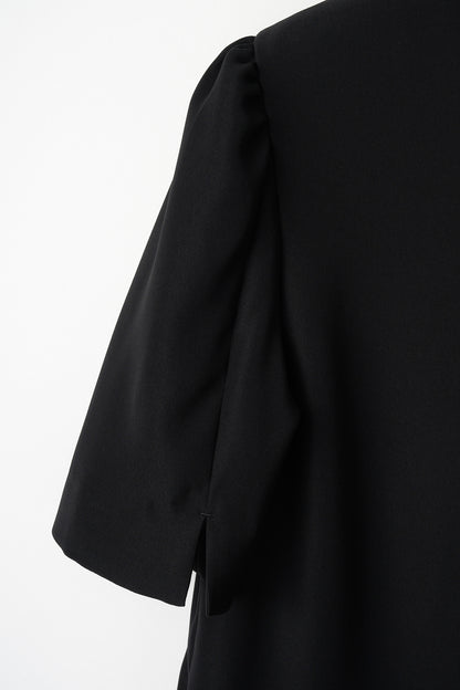 3pattern ribbon dress(Black)