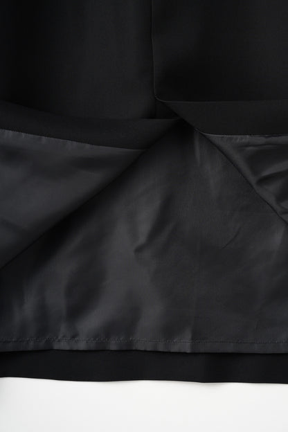 3pattern ribbon dress(Black)