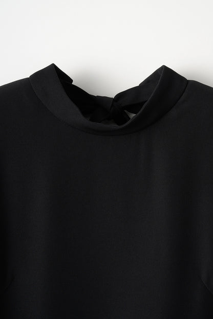 3pattern ribbon dress(Black)