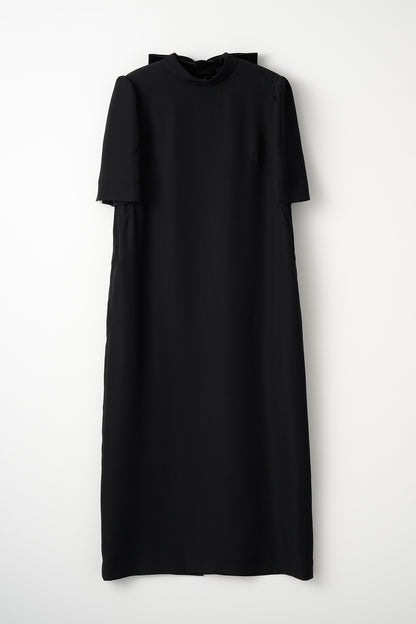 3pattern ribbon dress(Black)