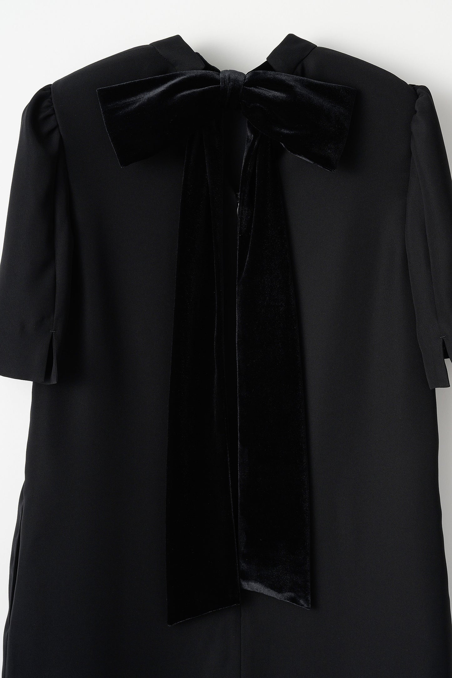 3pattern ribbon dress(Black)