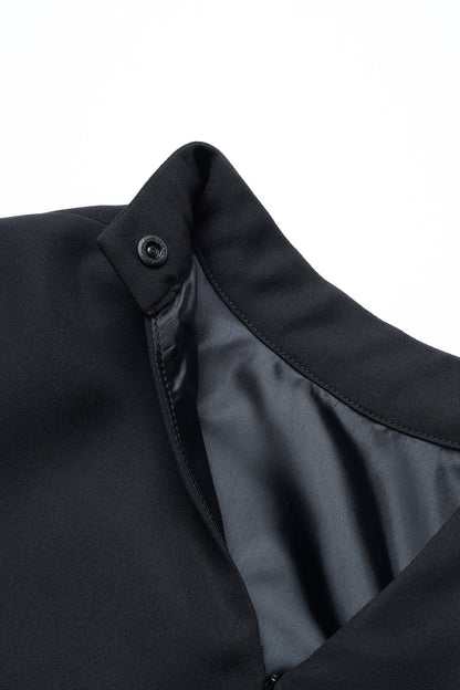 3pattern ribbon dress(Black)