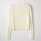 Bowtie rib ensemble knit(Ivory)