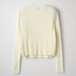 Bowtie rib ensemble knit(Ivory)