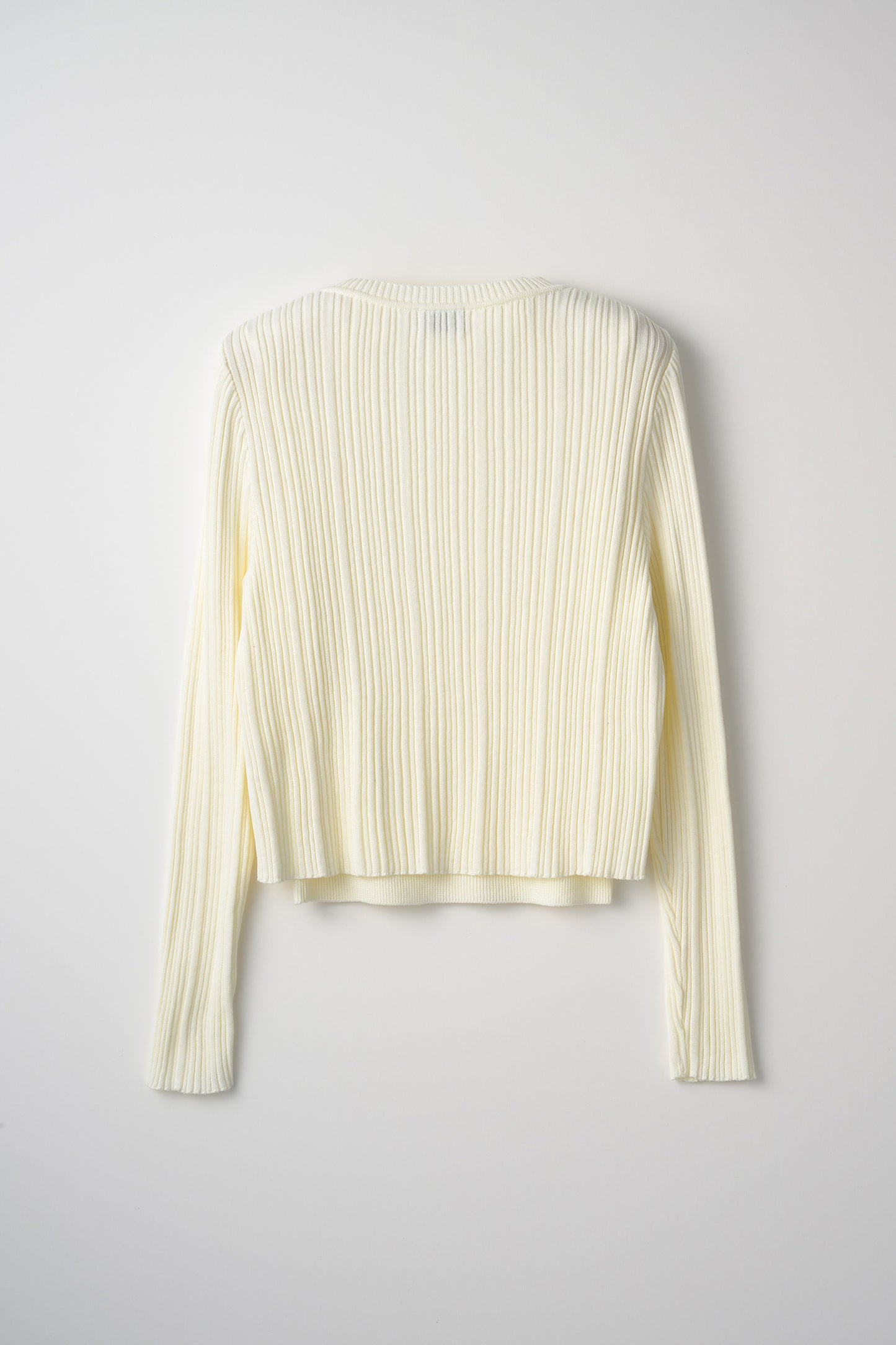 Bowtie rib ensemble knit(Ivory)