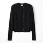 Bowtie rib ensemble knit(Black)