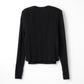 Bowtie rib ensemble knit(Black)