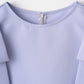 2way ribbon grosgrain tops(Blue gray)