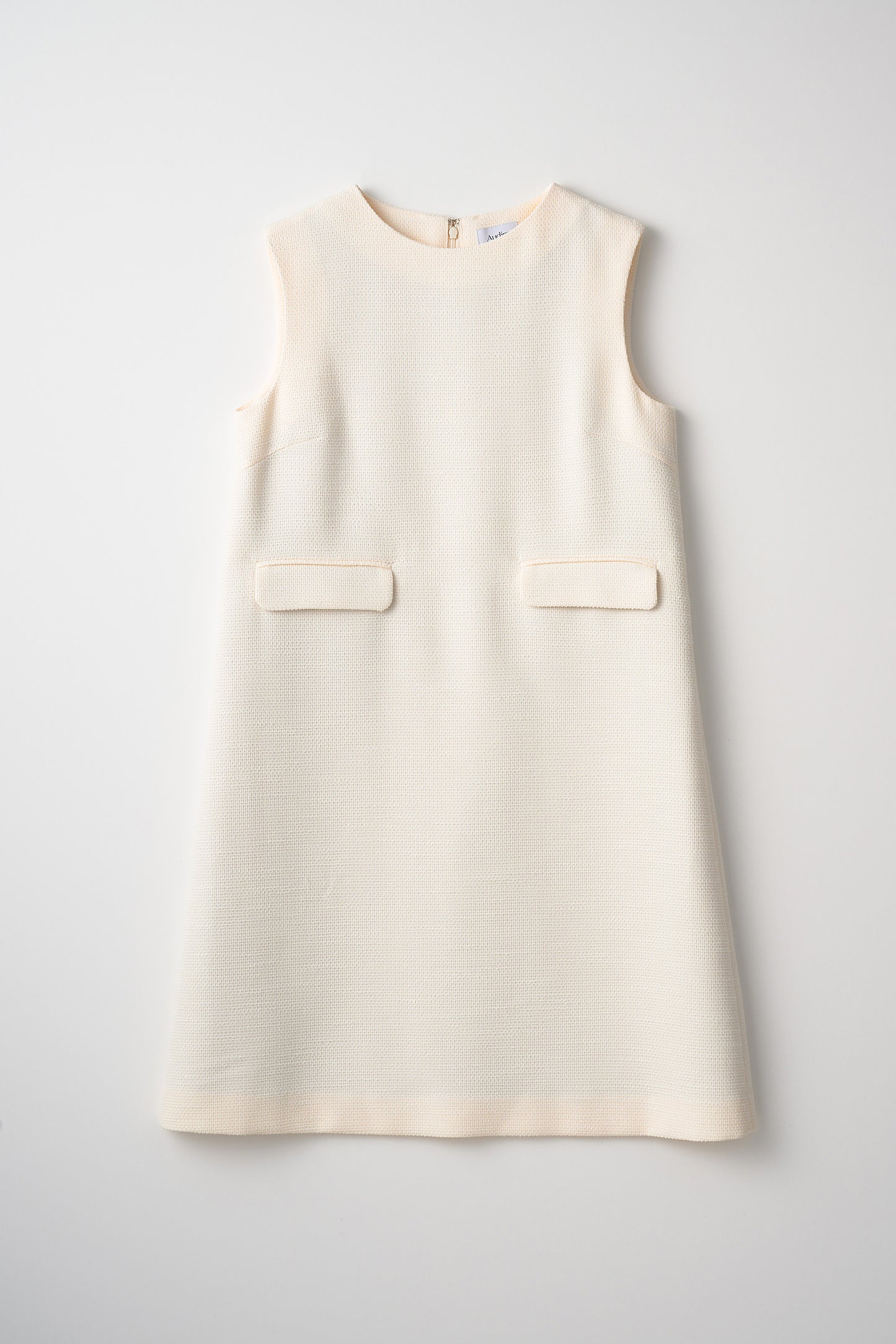 London tweed dress(Ivory)