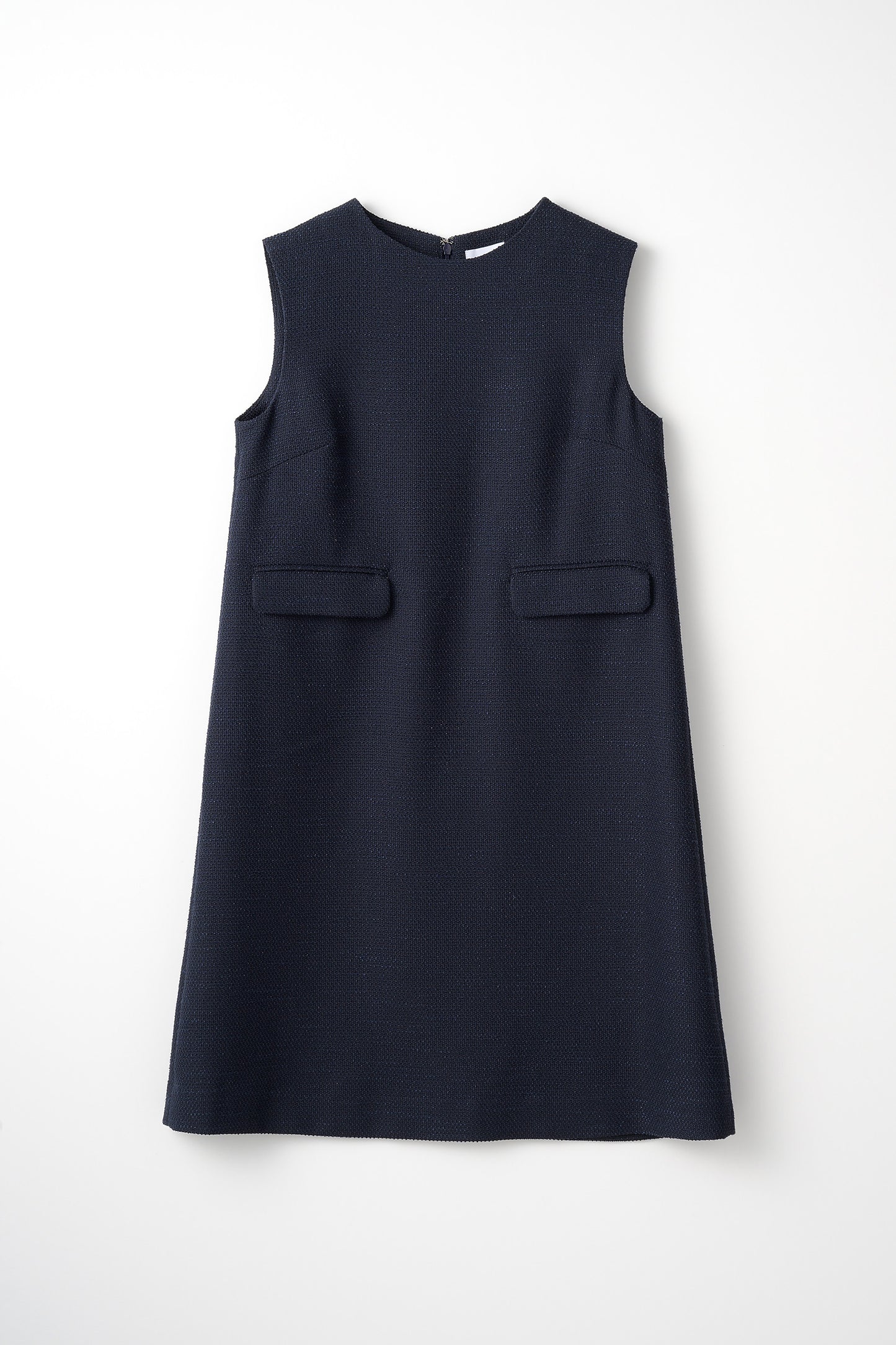 London tweed dress(Navy)