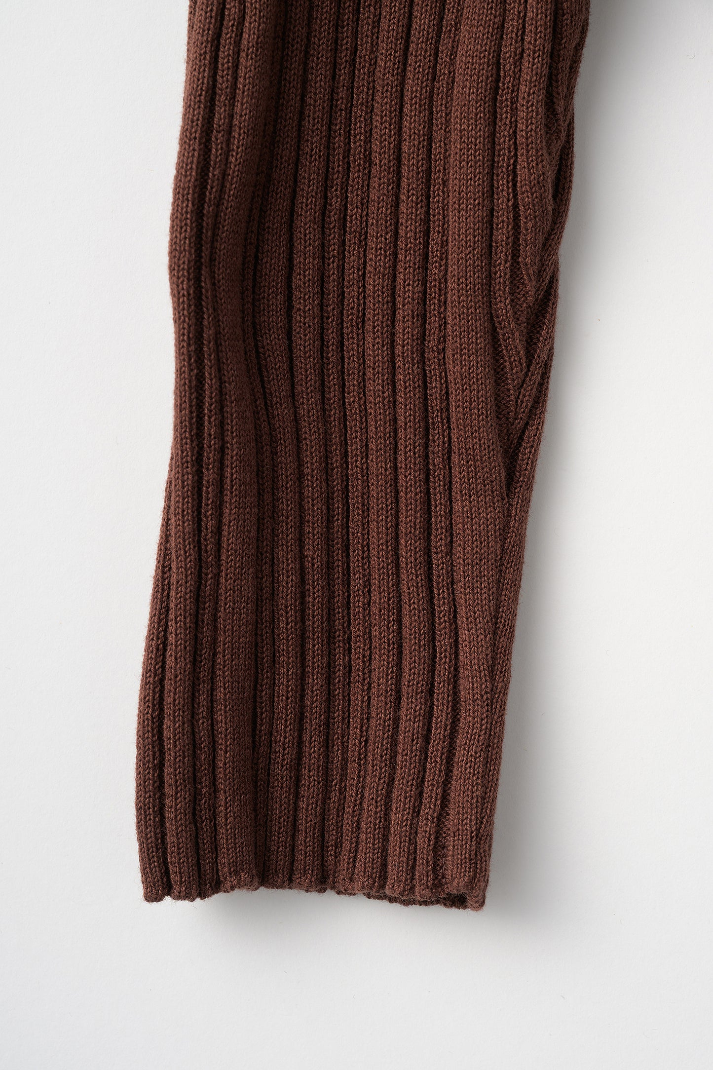 Bowtie rib ensemble knit(Chocolate)