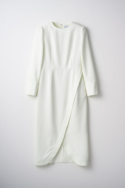 Tulip hem dress (Ivory)