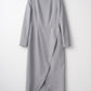 Tulip hem dress (Light gray)