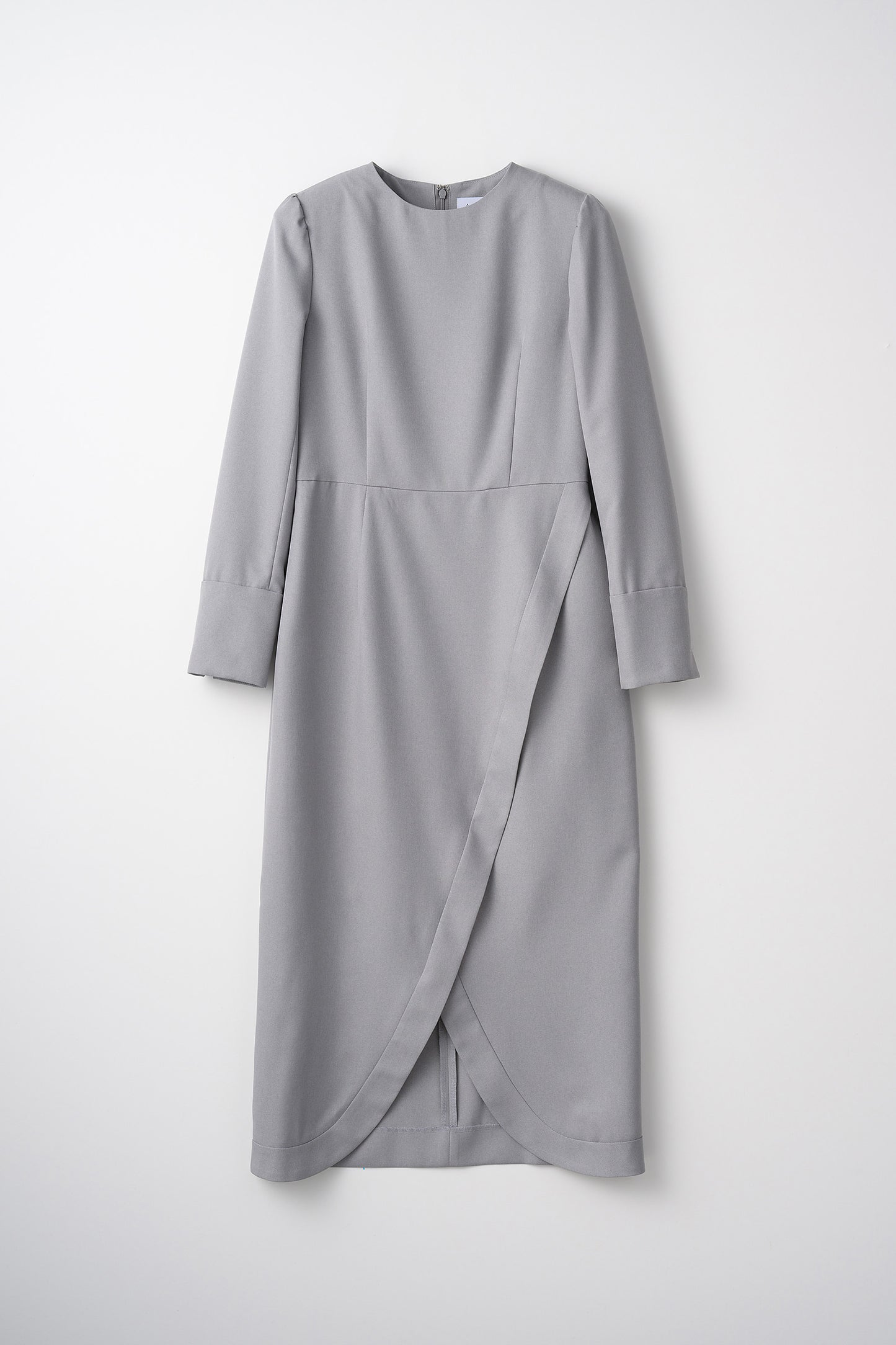 Tulip hem dress (Light gray)