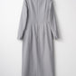 Tulip hem dress (Light gray)