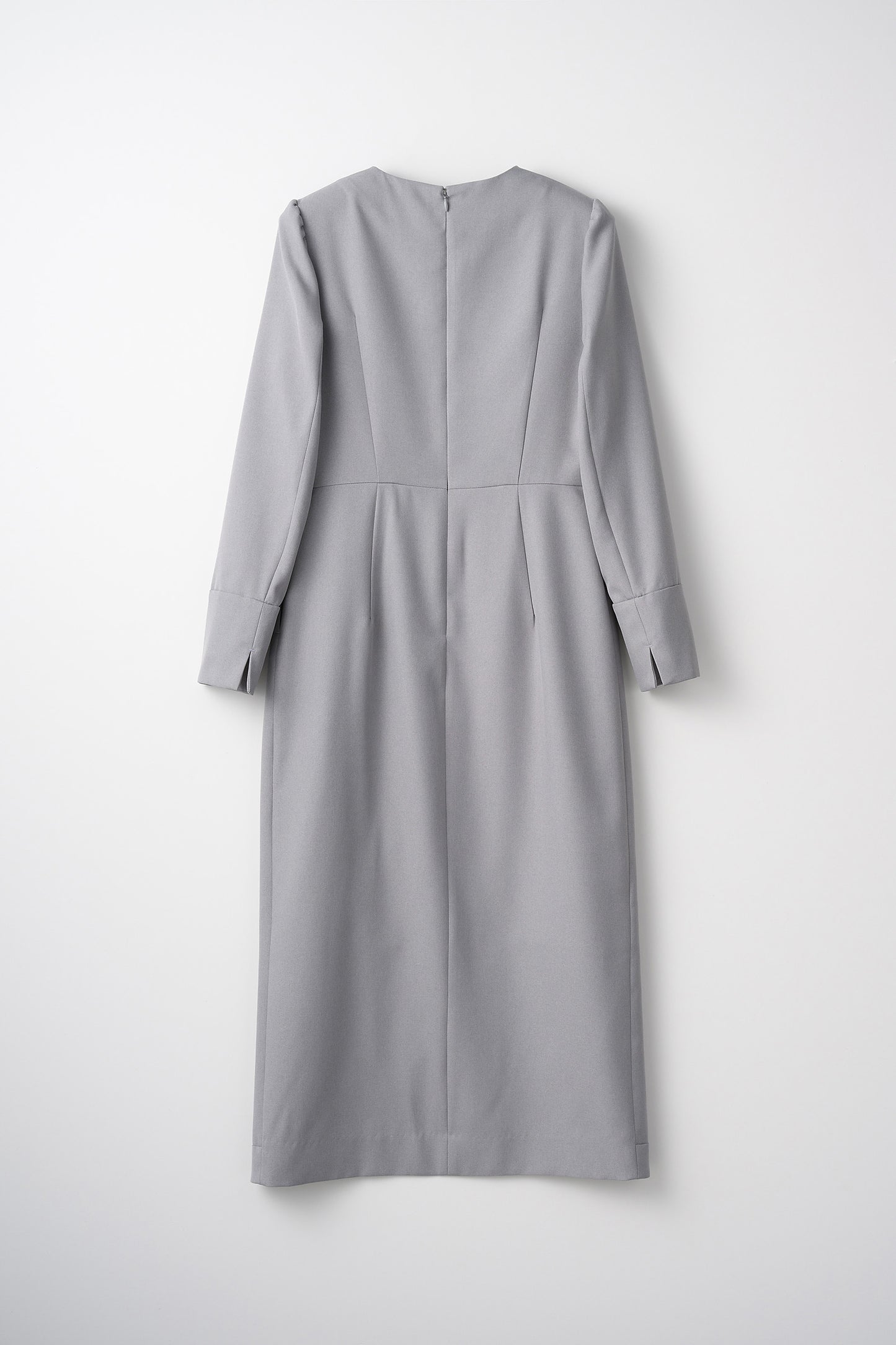 Tulip hem dress (Light gray)