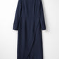 Tulip hem dress (Navy)