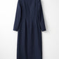 Tulip hem dress (Navy)