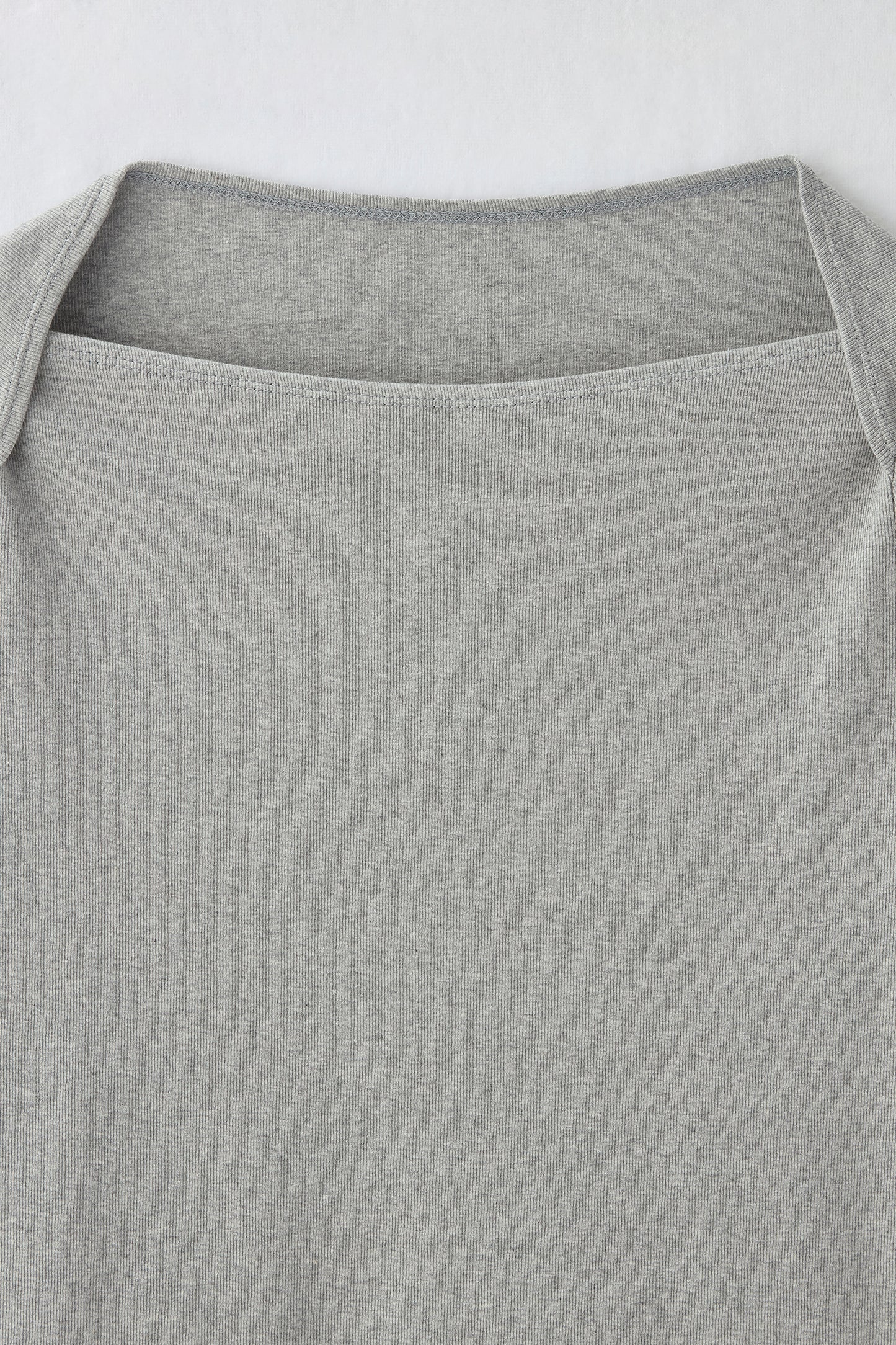 Cream frill tops（Gray）