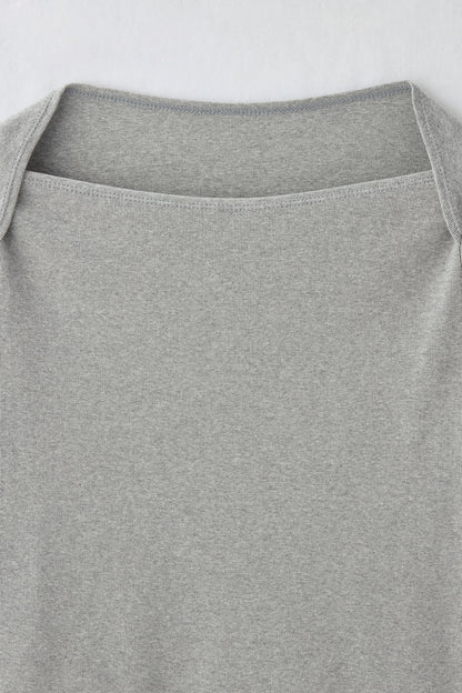 Cream frill tops（Gray）