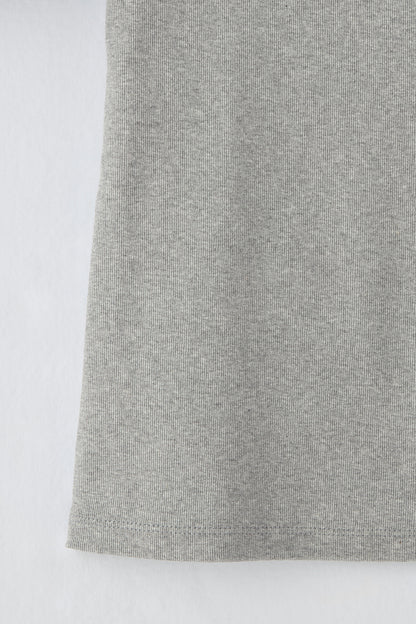 Cream frill tops（Gray）