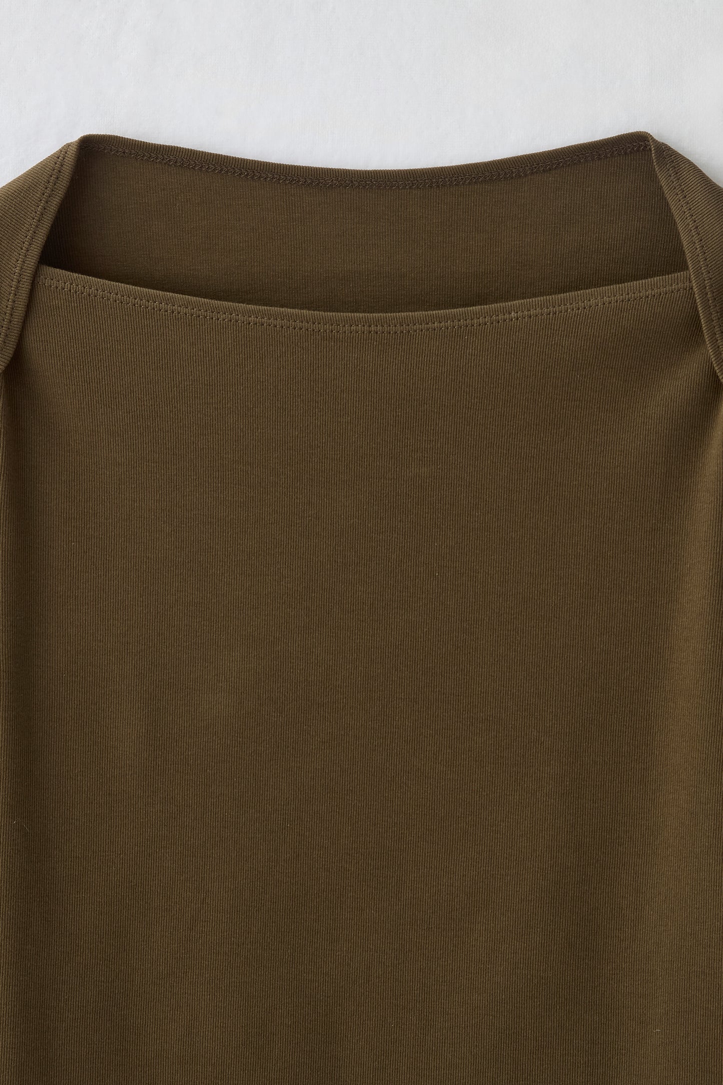 Cream frill tops（Khaki）