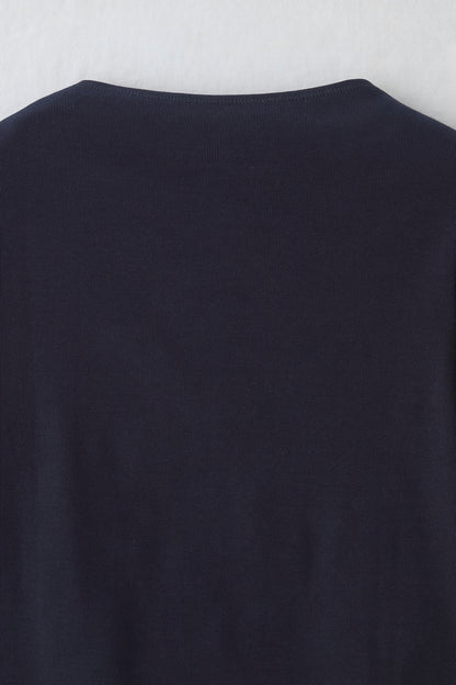 Cream frill tops（Navy）