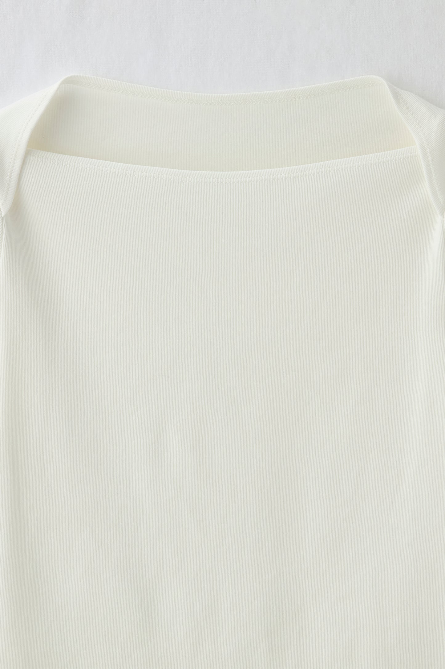 Cream frill tops（White）