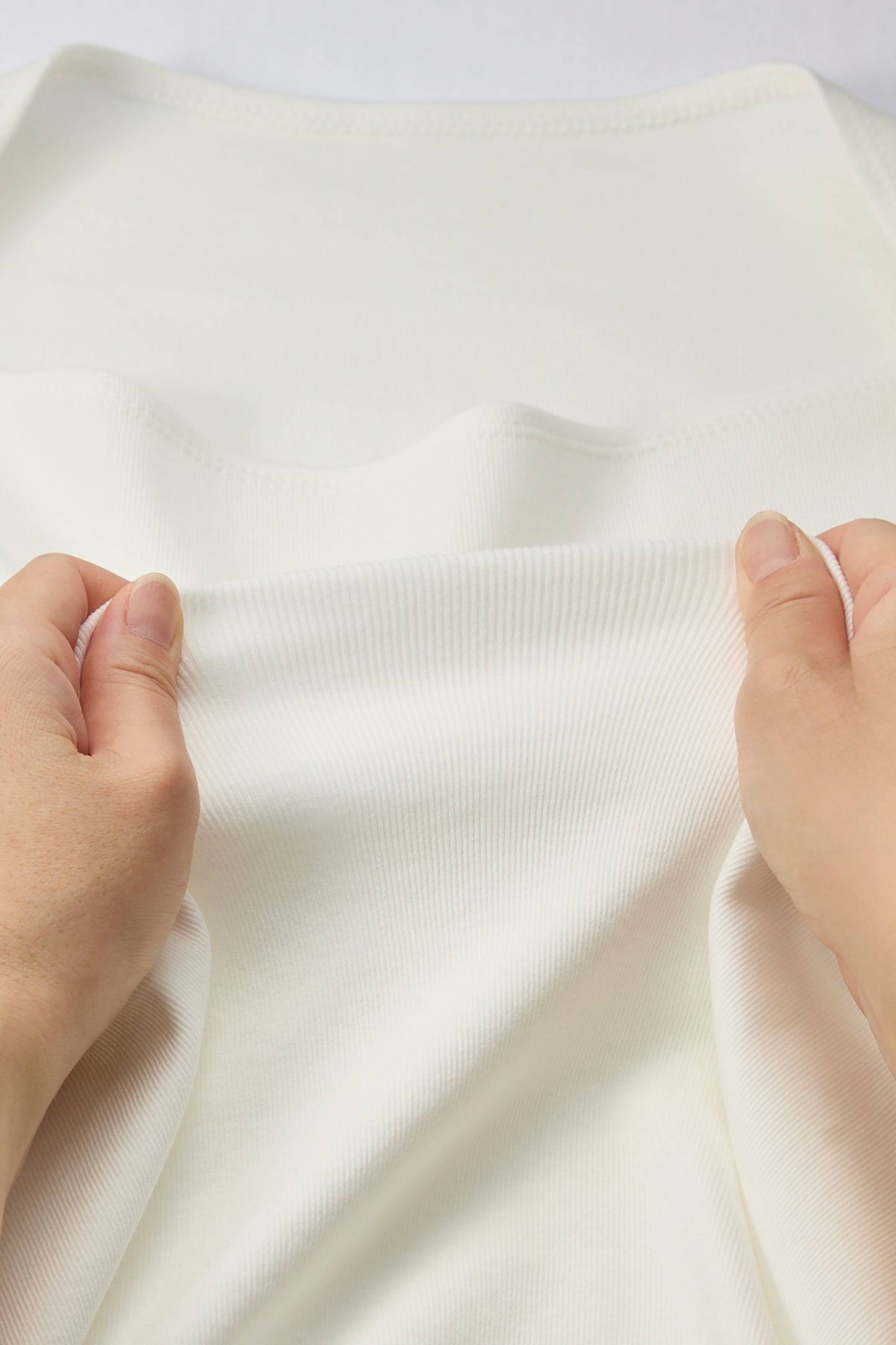Cream frill tops（White）