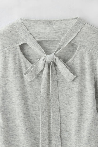 Secret ribbon knit（Gray）
