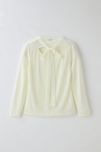 Secret ribbon knit（Ivory）