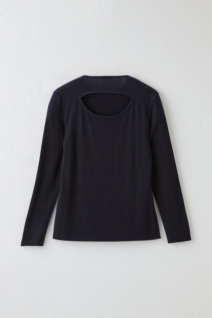Secret ribbon knit（Navy）