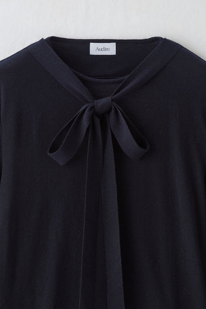 Secret ribbon knit（Navy）