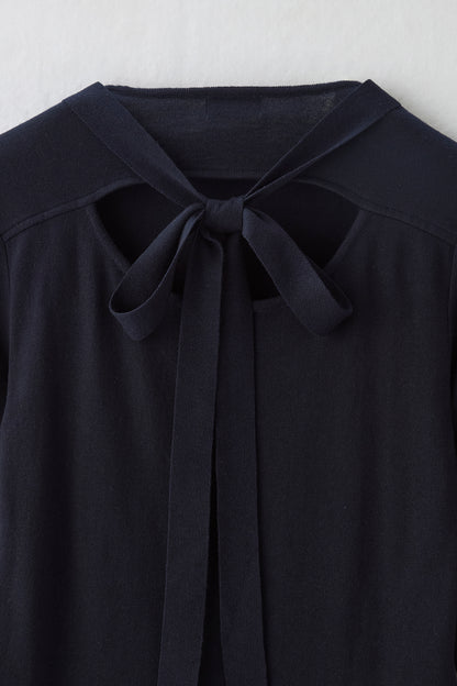 Secret ribbon knit（Navy）