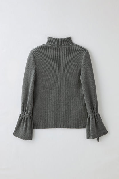 Bell sleeve knit（Gray）