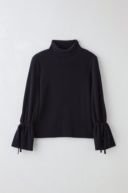 Bell sleeve knit（Navy）