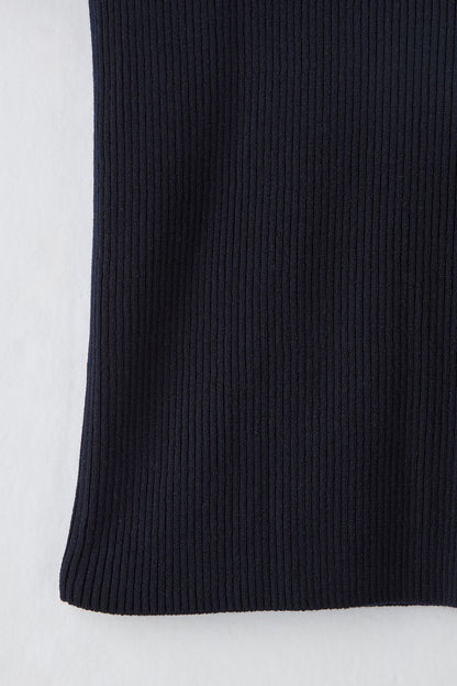Bell sleeve knit（Navy）