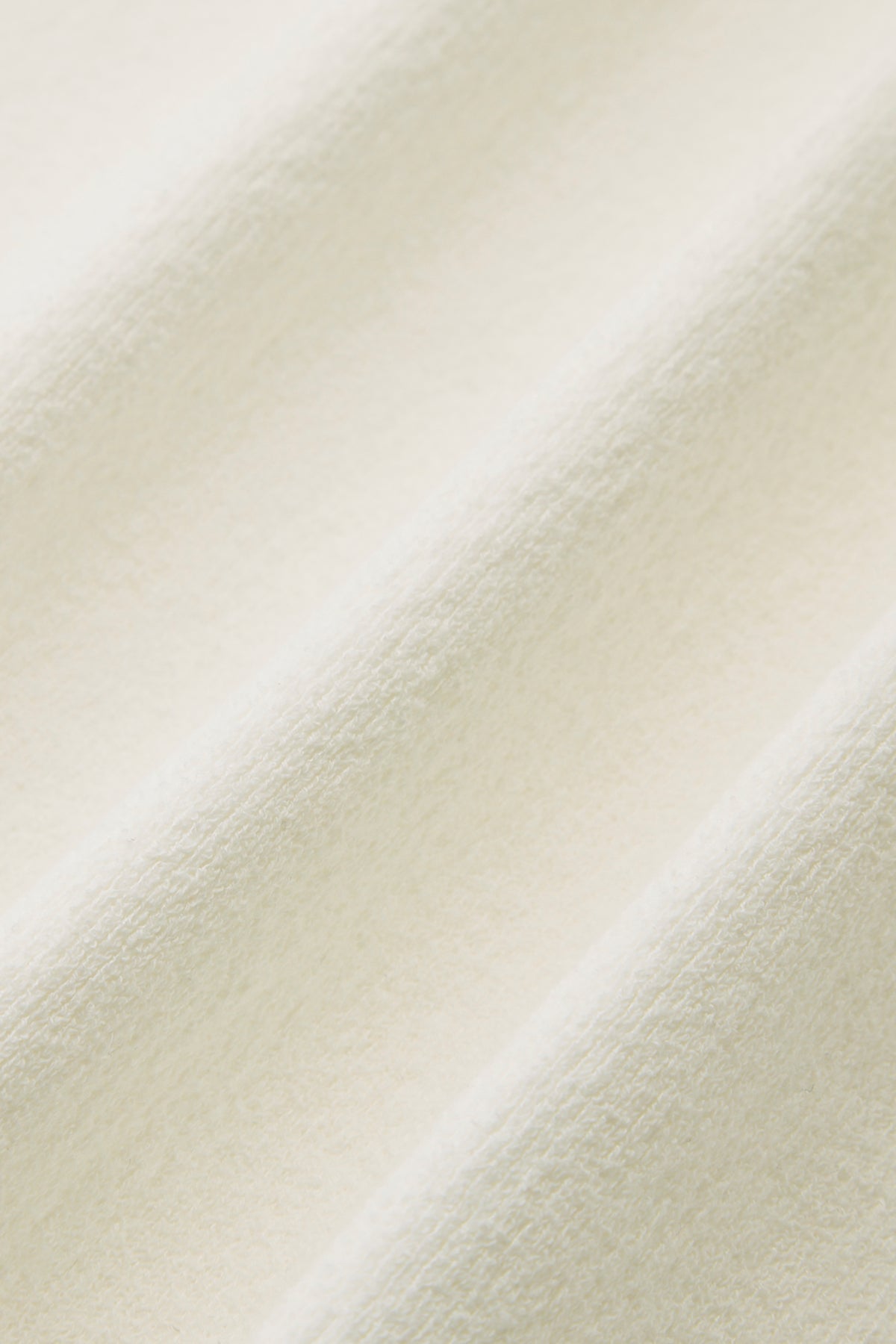 Soft touch zip up（White）